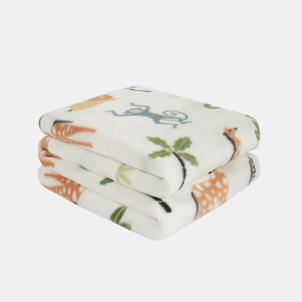 Kids Fleece Soft Throw - Safari