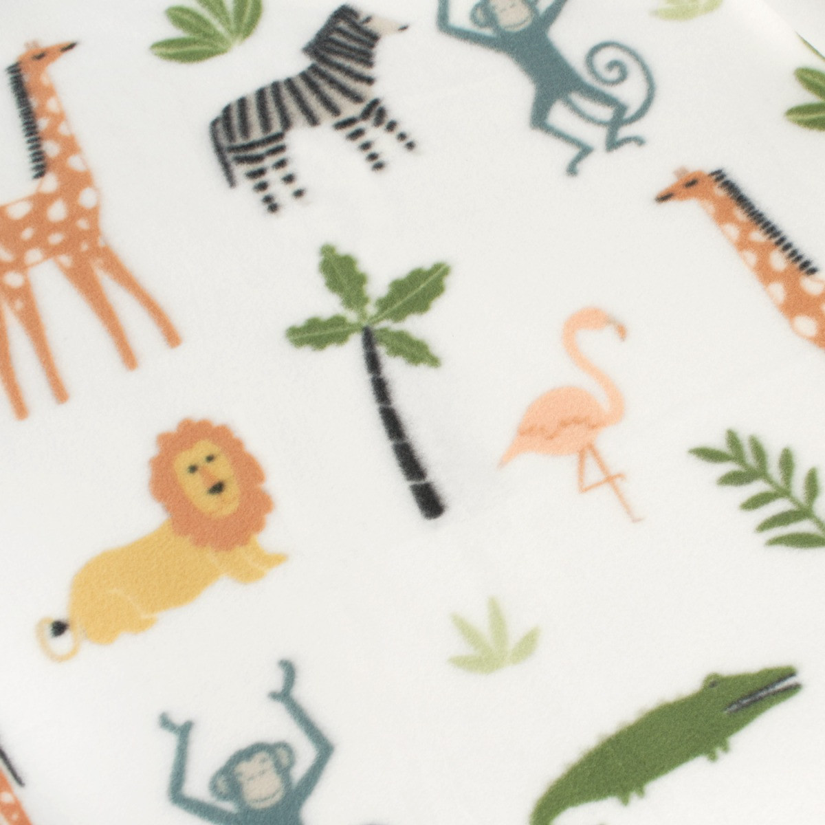 Kids Fleece Soft Throw - Safari