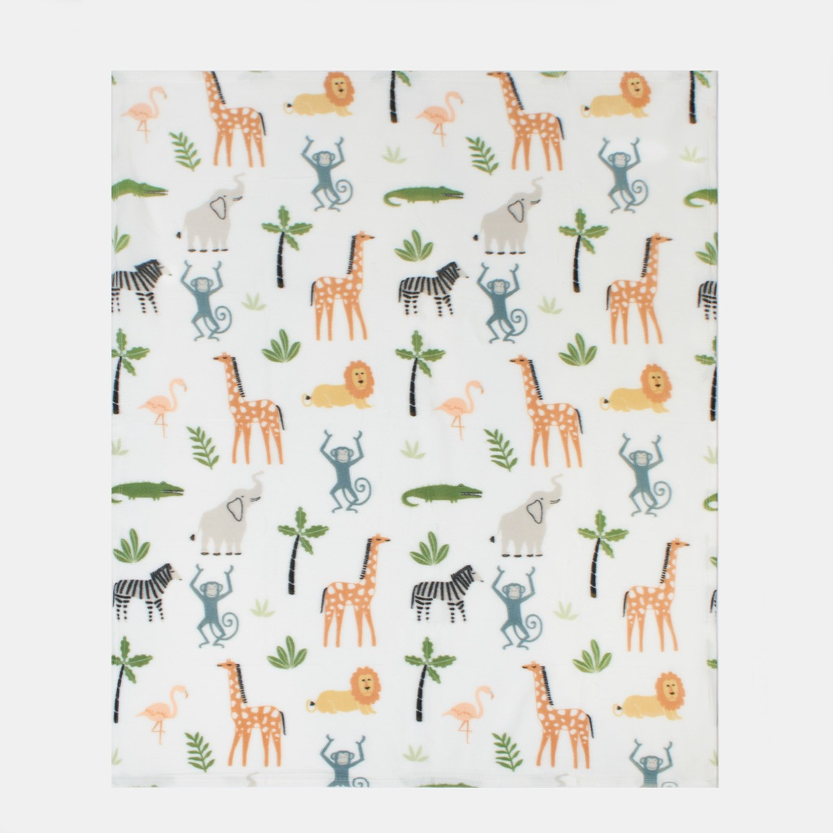 Kids Fleece Soft Throw - Safari