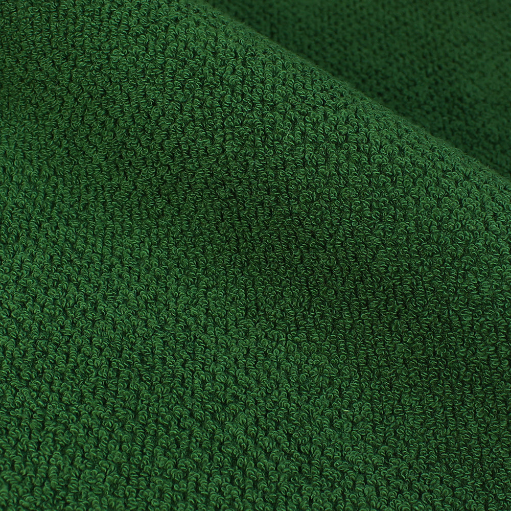 Textured Weave 100% Cotton Towel - Dark Green