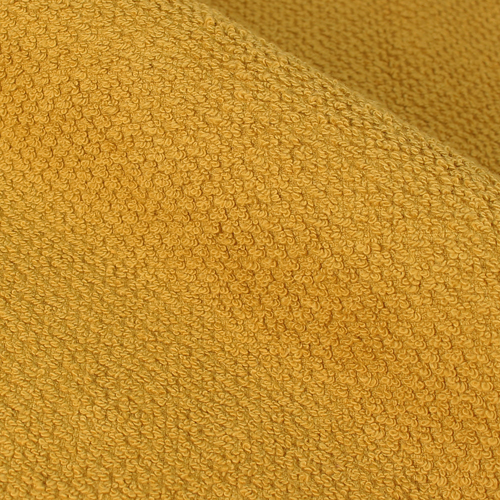 Textured Weave 100% Cotton Towel - Ochre