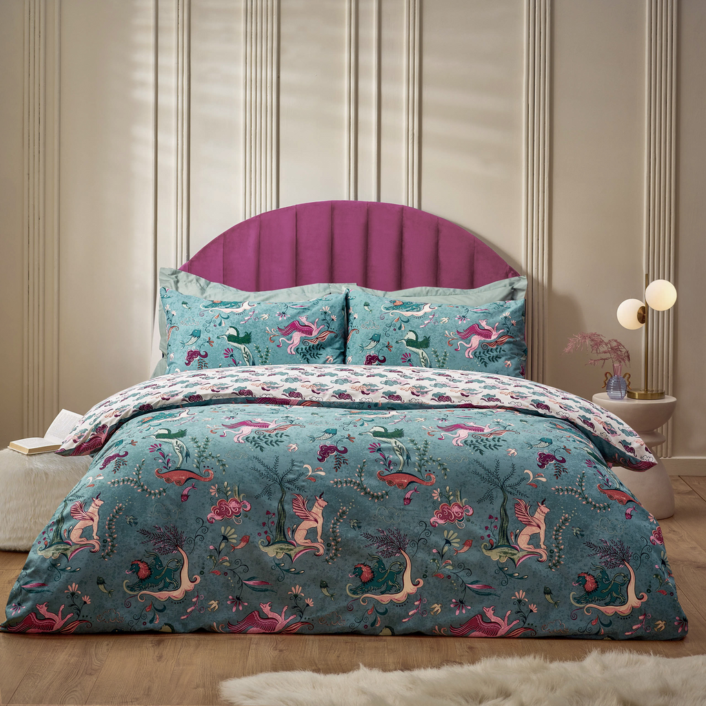 Athena Mythological 4x6 DOUBLE Duvet Cover and Pillowcase Set