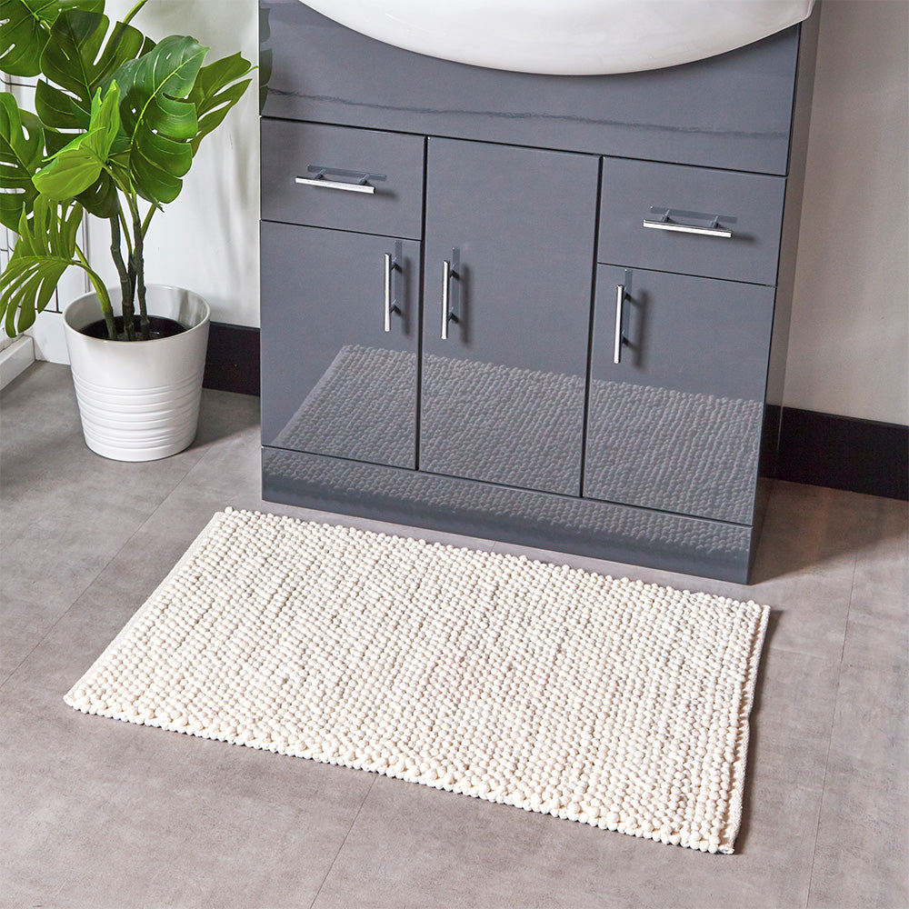 Bobble Bath Mat - Ivory