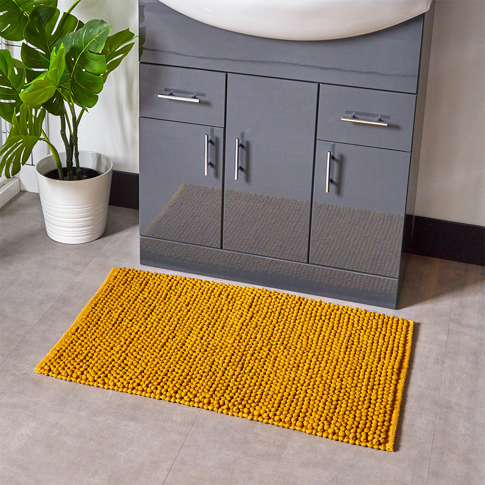 Bobble Bath Mat - Ochre