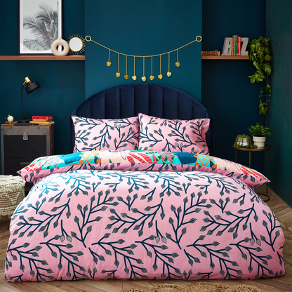 Coralina Tropical 5x6 KING Duvet Cover and Pillowcase Set