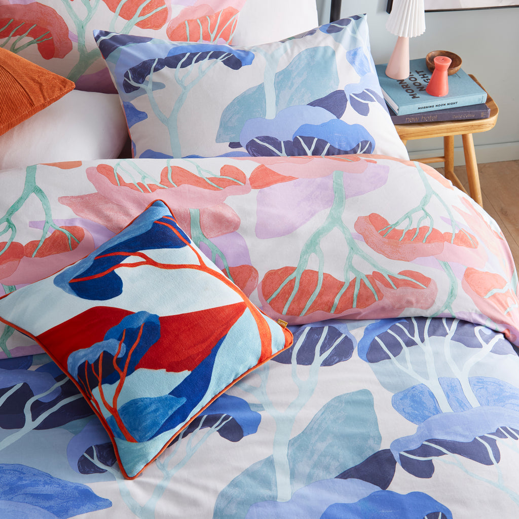 D'Azure 6x6 SUPER KING Duvet Cover and Pillowcase Set