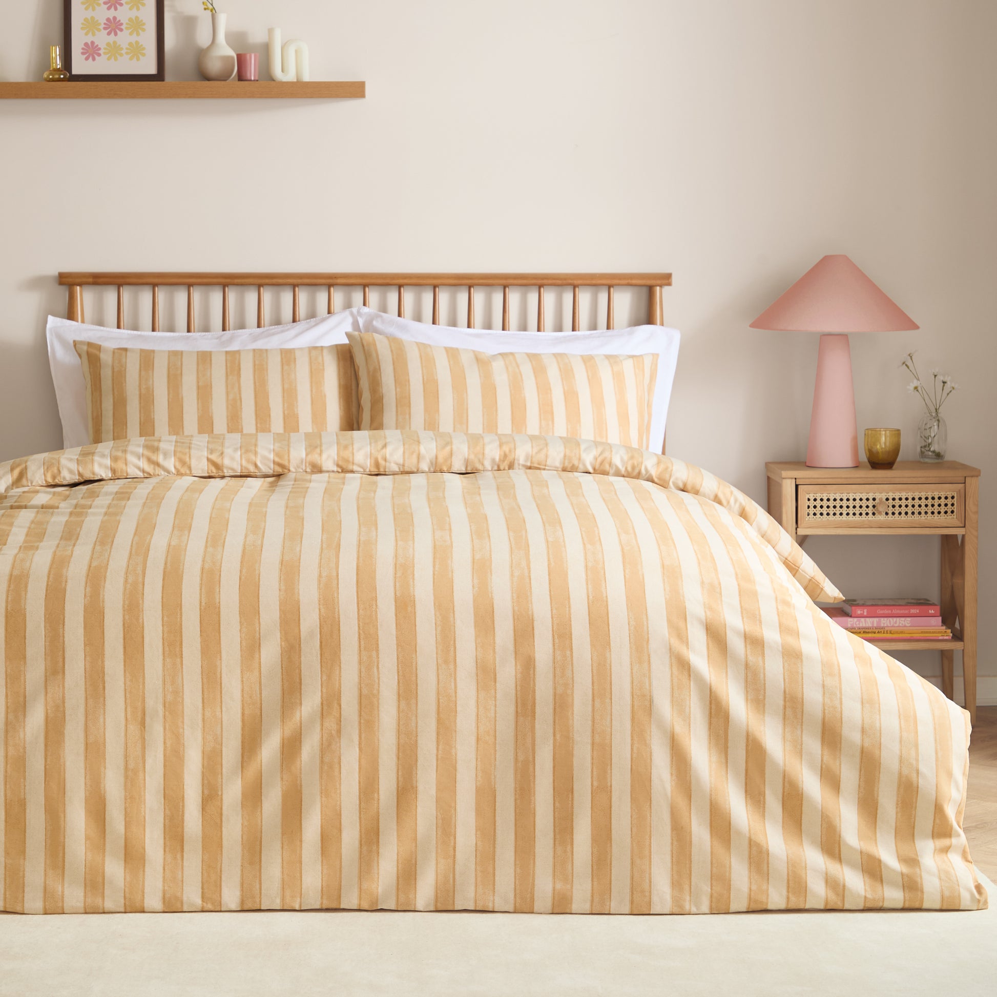 DualTone Butter Yellow 6x6 SUPER KING Duvet Cover and Pillowcase Set