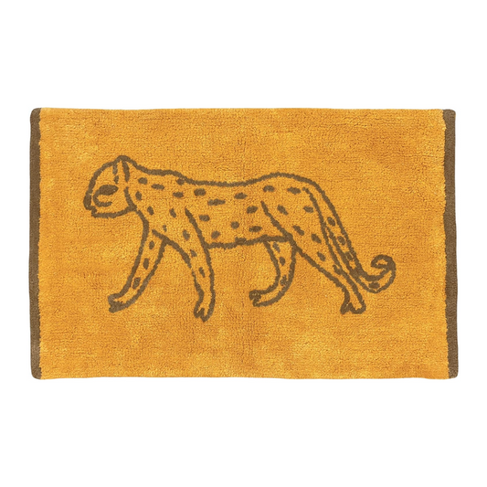 Leopard Bath Mat - Gold