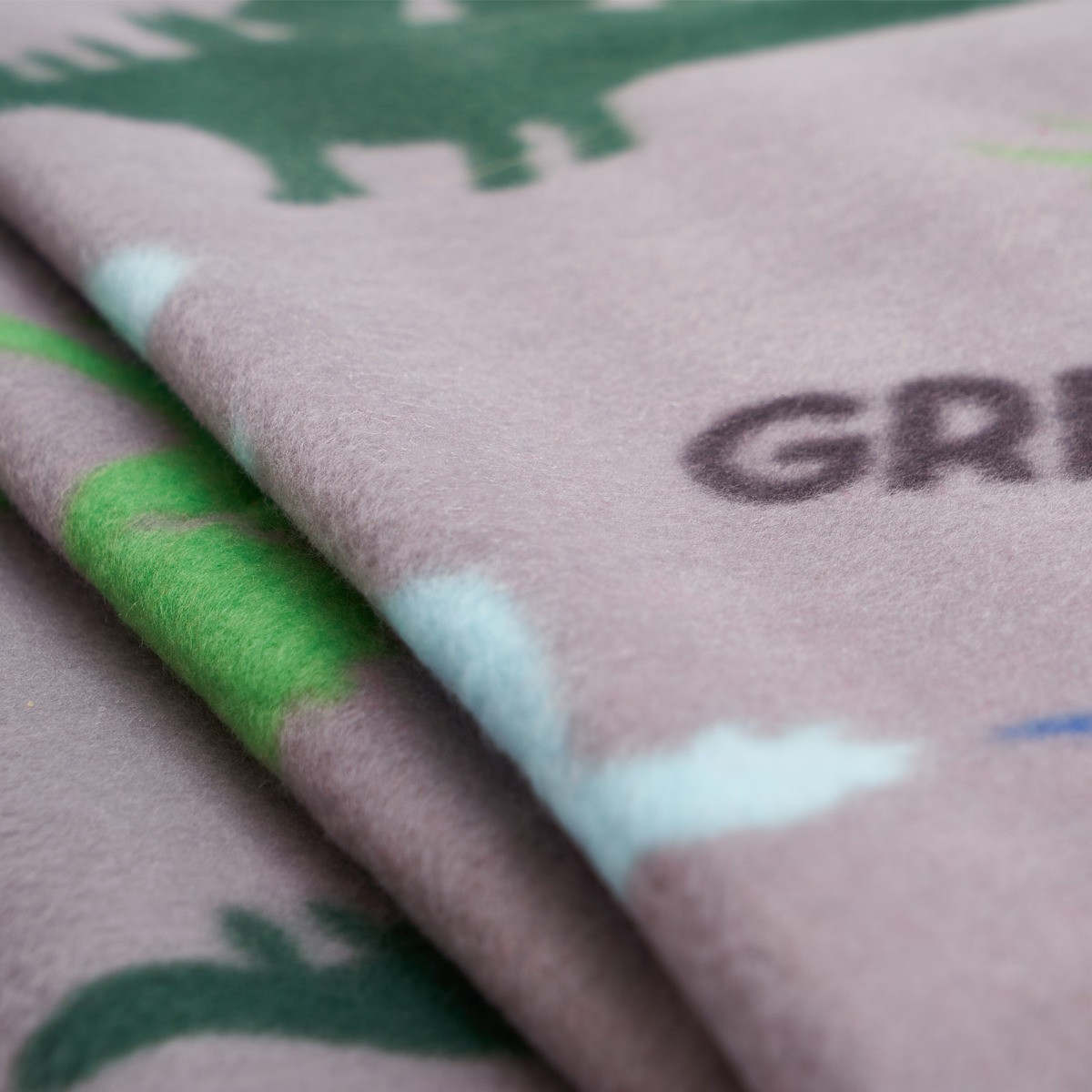 Kids Fleece Soft Throw - Multi Dino