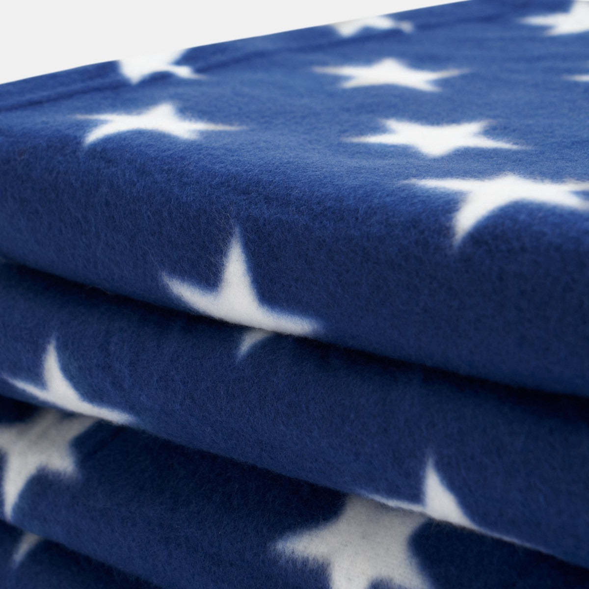 Kids Fleece Soft Throw - Navy Stars