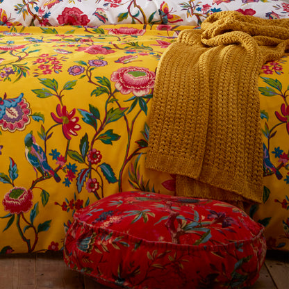 Pomelo Yellow 4x6 DOUBLE Duvet Cover and Pillowcase Set