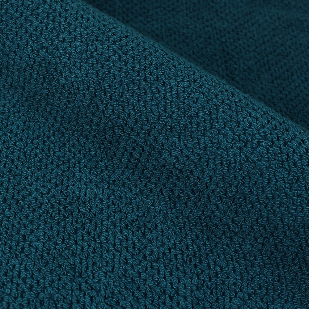 Textured Weave 100% Cotton Towel - Blue