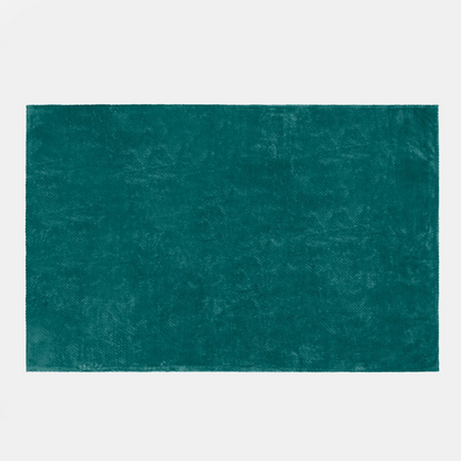 Waffle Textured Mink Throw - Teal