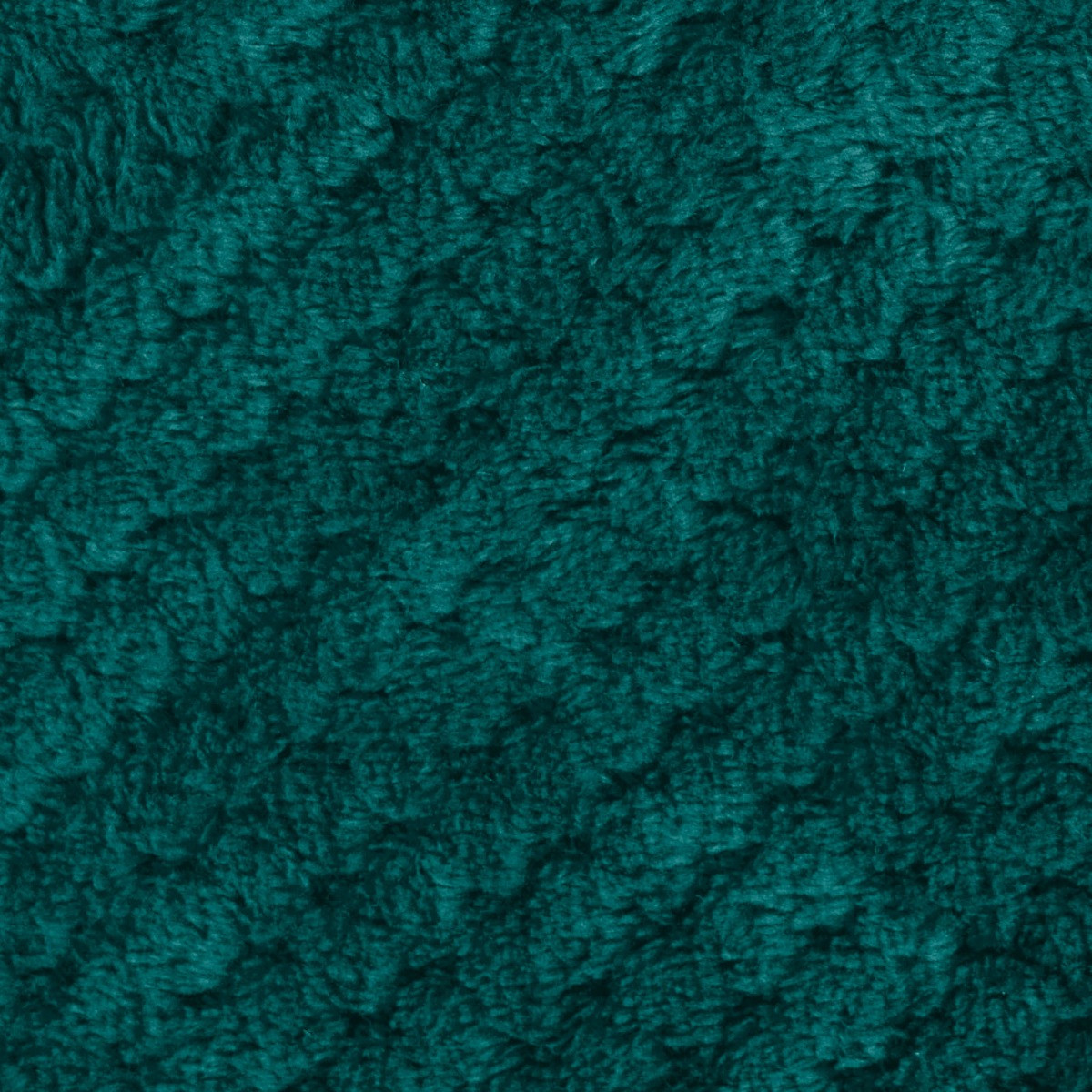 Waffle Textured Mink Throw - Teal