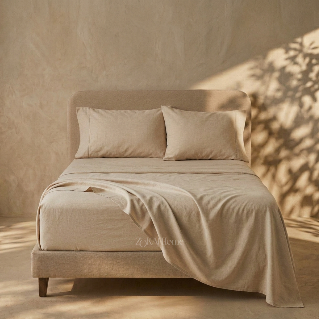 Zokai Sheets and Pillowcases Set - Beige