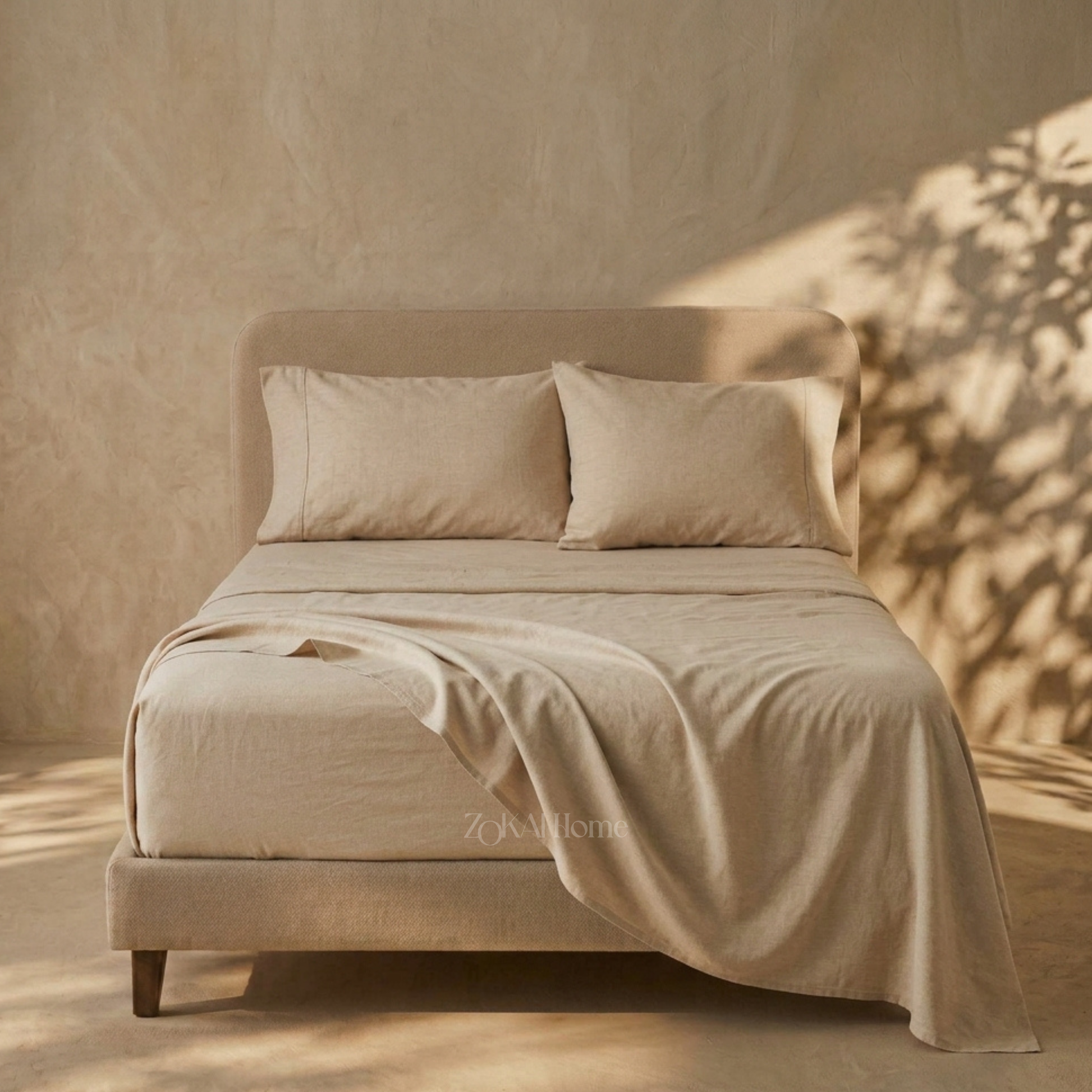 Zokai Sheets and Pillowcases Set - Beige