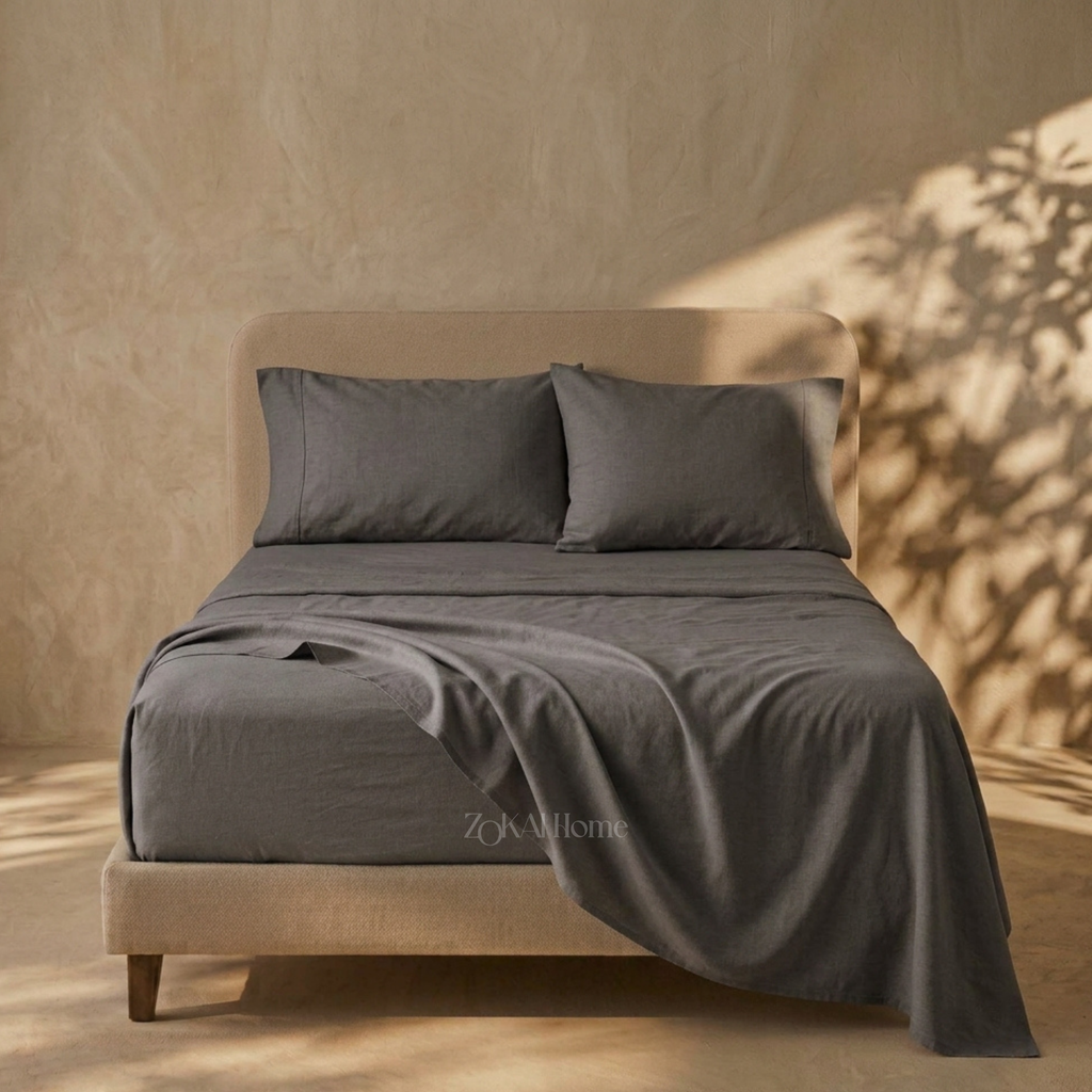 Zokai Sheets and Pillowcases Set - Grey