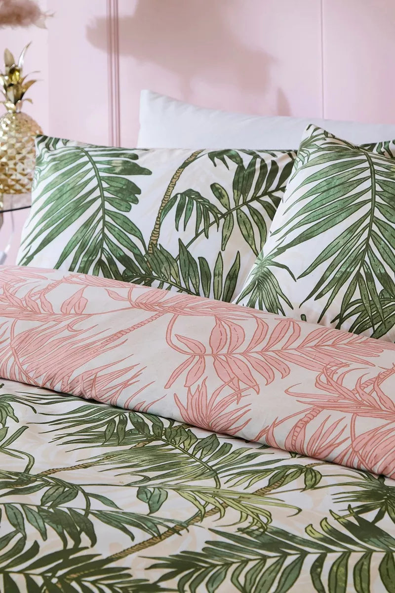 Parlour Palm 6x6 SUPER KING Duvet Cover and Pillowcase Set