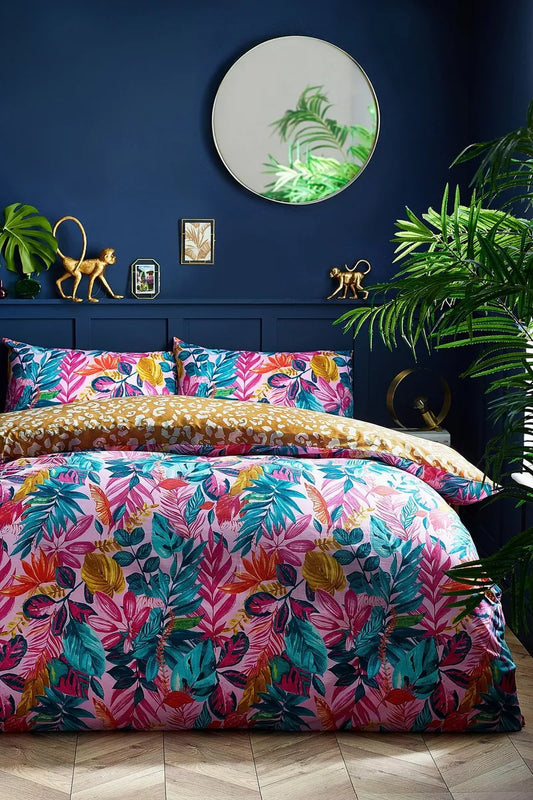 Psychedelic Jungle Amazon 6x6 SUPER KING Duvet Cover and Pillowcase Set